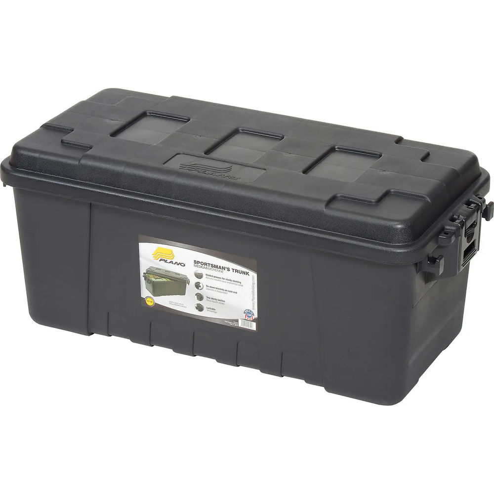 plano molding company - Sportsman Trunk - TOTE 68 QUART BLACK for sale