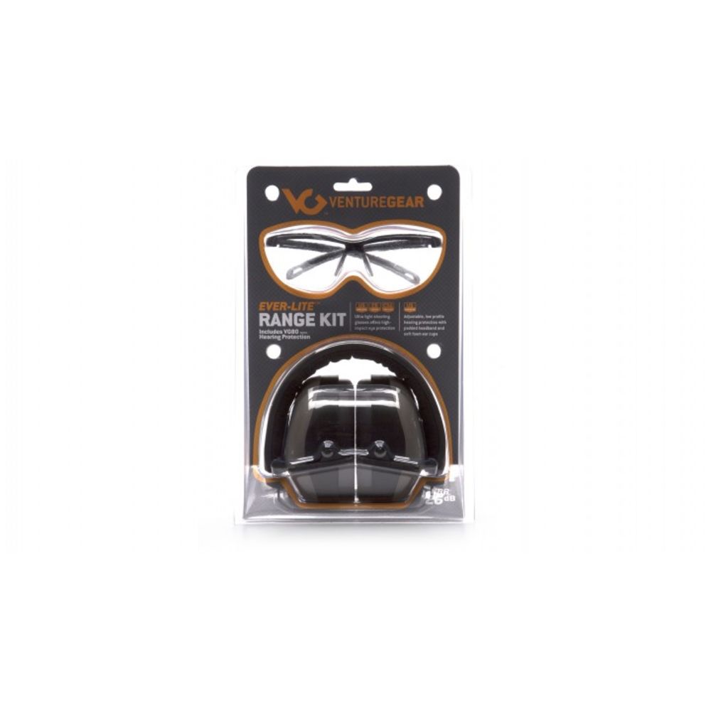 pyramex safety products - Venture Gear - CMB KIT EVERLITE BLK/CLR LENS PM8010 for sale