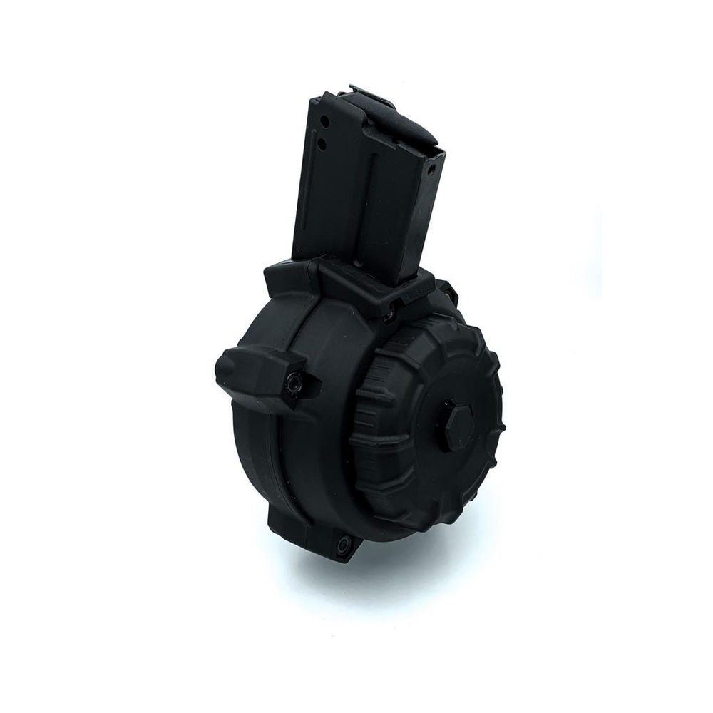 pro-mag - Drum - 7.62x39mm - RUG MINI30 7.62X39MM 50 RD DRUM BLK POLY for sale