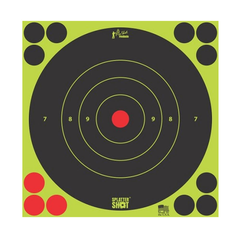 pro-shot - 8BGREEN30PK - 8IN GREEN BULLS EYE TARGET 30 QTY PK BG for sale
