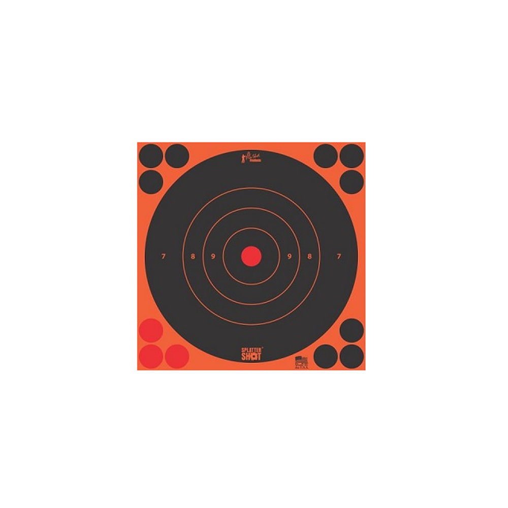 pro-shot - 8BORNG30PK - 8IN ORG BULLS EYE TARGET 30 QTY PK BG for sale