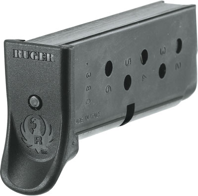 Ruger - LCP - .380 Auto - P20/6 LCP 380 BL 6RD MAGAZINE W/EXT for sale