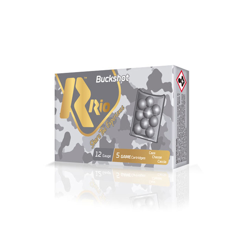 rio ammunition - Royal Buck - 12 GA 2-3| - BUCKSHOT 12GA 2-3/4IN 00 BUCK 9P 5/BX for sale