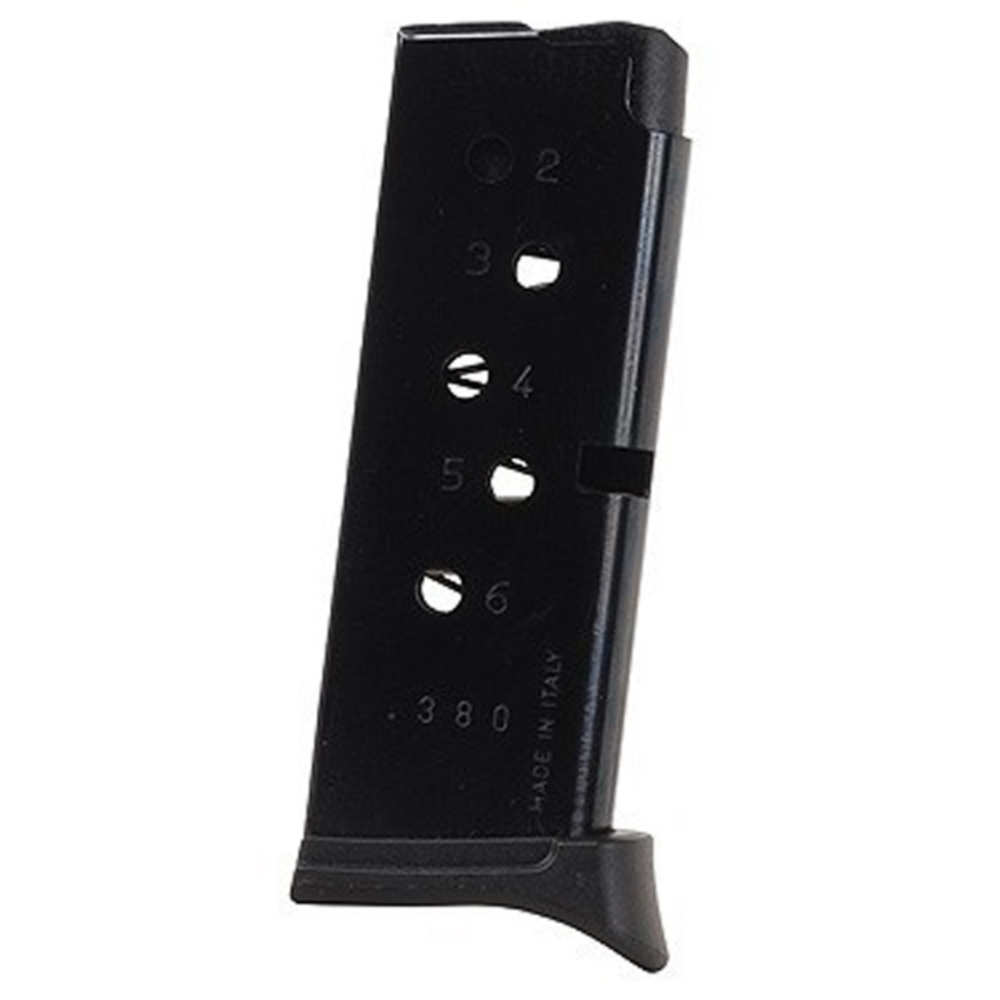 Ruger - LCP - .380 Auto - P20/6 LCP 380 BL 6RD MAGAZINE W/EXT for sale