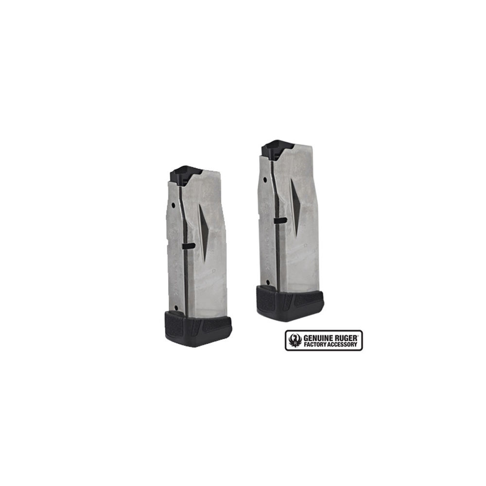 Ruger - Max-9 - 9mm Luger - MAX9 9MM NKL 12RD VALUE 2 PACK MAG for sale