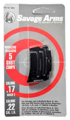Savage - MKII - MULTI-FIT - MDL MKII/900 SER 22LR 5RD BL MAG for sale