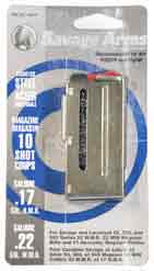 Savage - 93 Series - MULTI-FIT - MDL 90 SER 22 WMR/17 HMR 10RD SS MAG for sale