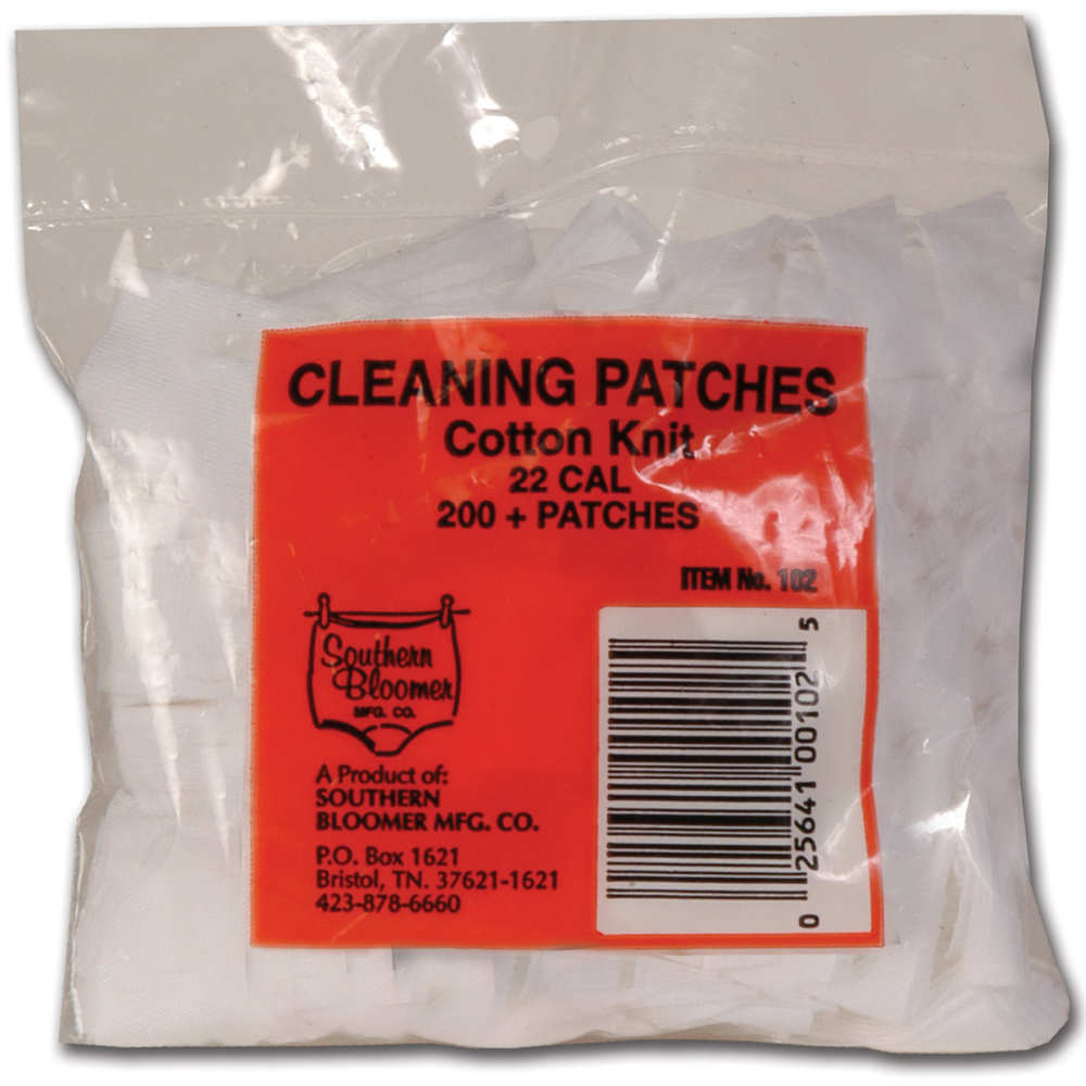 southern bloomer - Cleaning Patches - CTTN KNIT 22 CAL 200PK CLNG PATCHES for sale