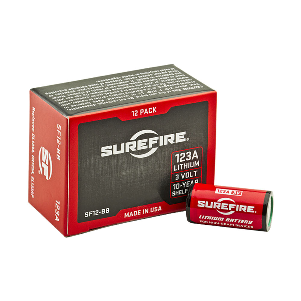 surefire magazines - CR123A - LITHIUM CR123 BATTERIES 12PK for sale