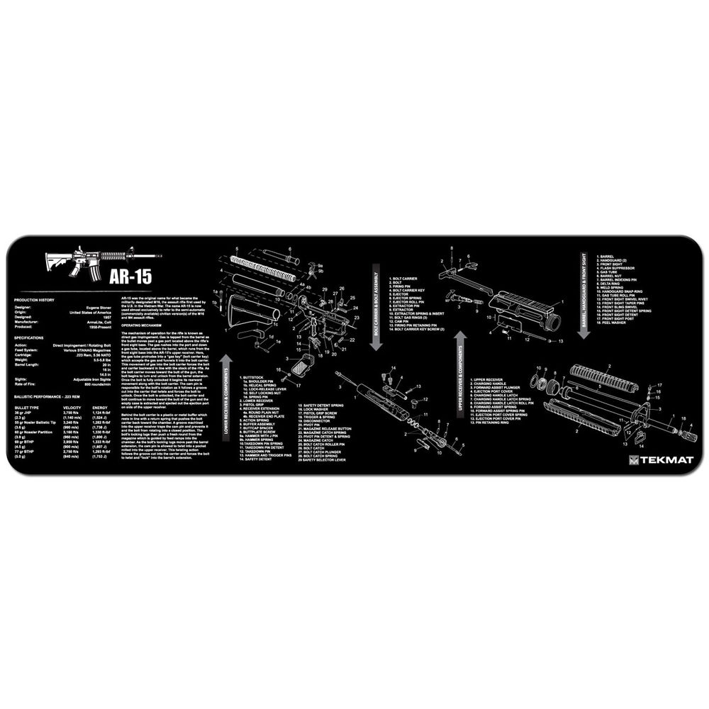 tekmat - AR-15 - TEKMAT AR15 BLACK - 12X36IN for sale