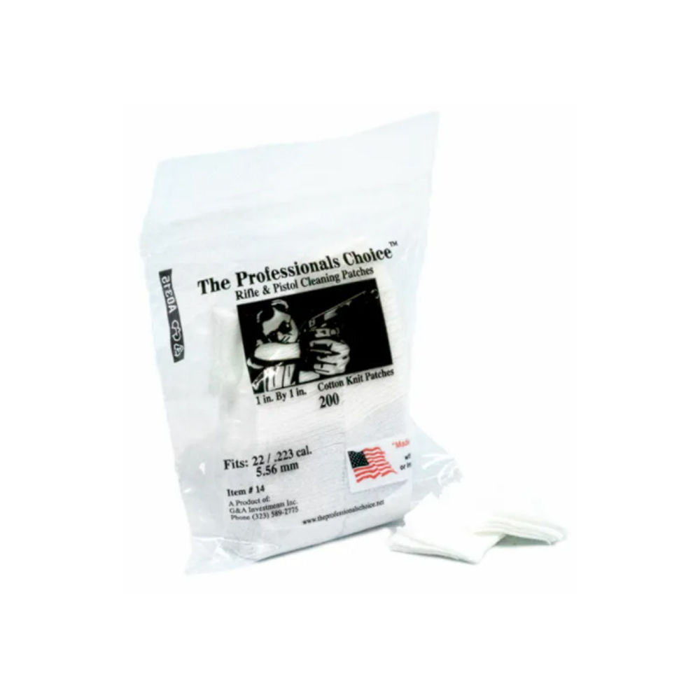 the professionals choice - 14 - CTTN KNIT SQ PAT 22/223/556 1X1 200PK for sale