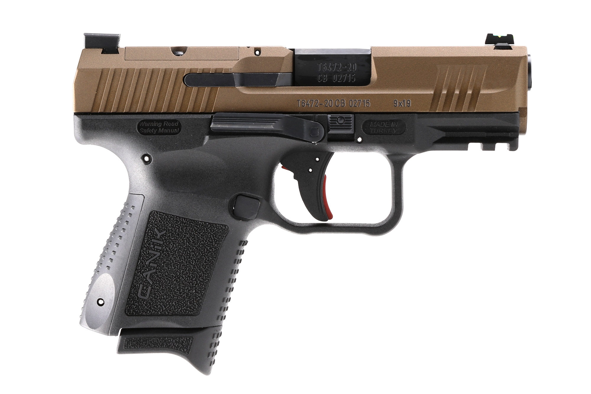 CANIK TP9SF 9MM FS 2-18RD MAGS WOODLAND BRONZE POLYMER - for sale