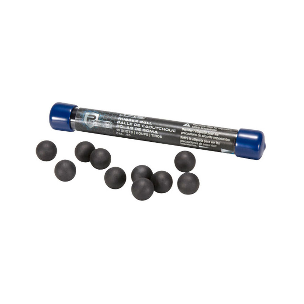 umarex - T4E - T4E BY P2P RUBBER BALL 50 CAL BLACK 10CT for sale
