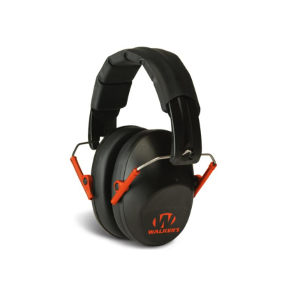 walker's game ear - Pro Low Profile - LOW PROFILE FOLDING MUFF BLACK/ORANGE for sale