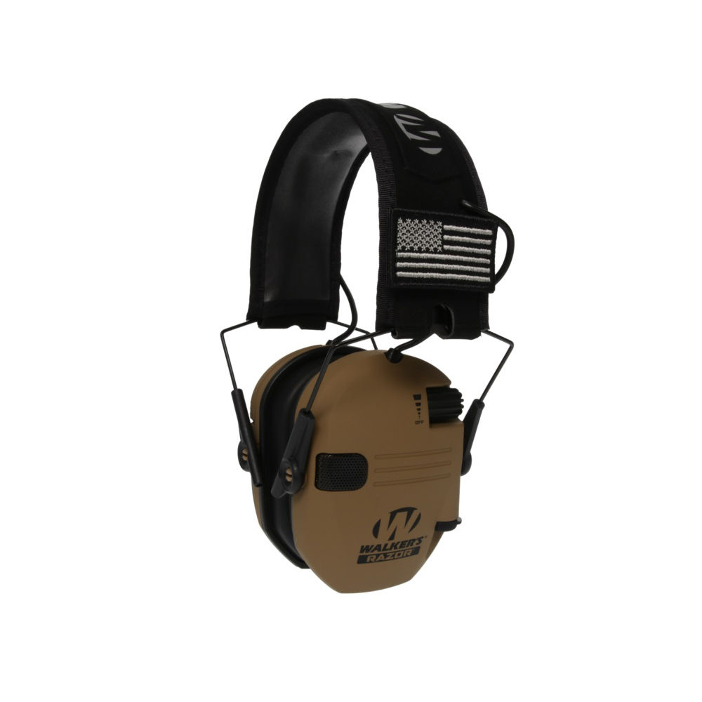 walker's game ear - Razor - RAZOR SLIM ELEC MUFF BATTLE BROWN for sale